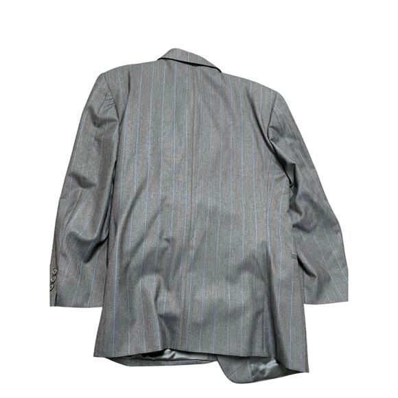 Yves Saint Laurent Men’s Pinstripe Wool Suit 41R 30x30 Made in France Dillard - Picture 2 of 15